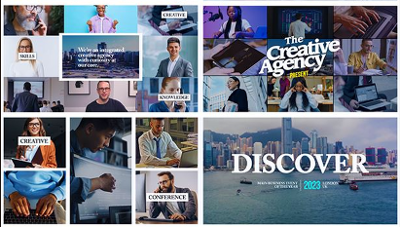 现代风格时尚有活力的企业商务活动或会议的 AE 宣传片模板